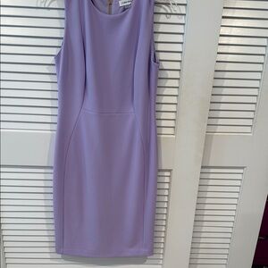 Calvin Klein Women's Light Purple Midi Dress